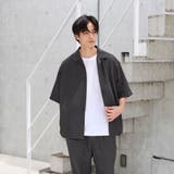 リネンライクオープンカラーシャツ | coen【men】 | 詳細画像4 