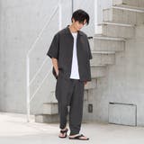 リネンライクオープンカラーシャツ | coen【men】 | 詳細画像5 