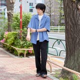 リネンライクオープンカラーシャツ | coen【men】 | 詳細画像9 