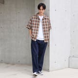 オンブレーチェックパナマシャツ | coen【men】 | 詳細画像5