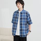 COBALT | アソートチェックパナマシャツ | coen【men】
