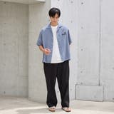 Sarry Cat刺繍レーヨンシャツ | coen【men】 | 詳細画像6