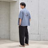 Sarry Cat刺繍レーヨンシャツ | coen【men】 | 詳細画像8
