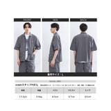 FreeSpeech別注ナイロンスナップボタン半袖シャツ | coen OUTLET | 詳細画像15