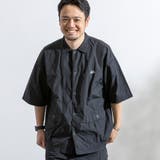 FreeSpeech別注ナイロンスナップボタン半袖シャツ | coen OUTLET | 詳細画像4