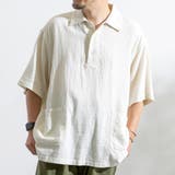 OFF WHITE | ブッチャープルオーバー半袖シャツ | coen OUTLET