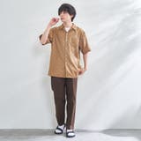 ジオメトリックプリントショートスリーブシャツ(セットアップ対応) | coen OUTLET | 詳細画像2