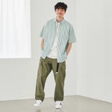 ブロードストライプレギュラーカラーショートスリーブシャツ | coen【men】 | 詳細画像14