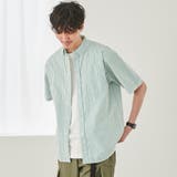 ブロードストライプレギュラーカラーショートスリーブシャツ | coen【men】 | 詳細画像5