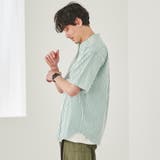 ブロードストライプレギュラーカラーショートスリーブシャツ | coen【men】 | 詳細画像7