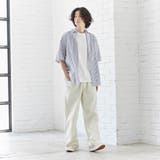 ブロードストライプレギュラーカラーショートスリーブシャツ | coen【men】 | 詳細画像9