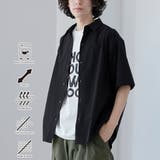 BLACK | 【C.Mt】FUNCTION MESH SHIRT | coen【men】