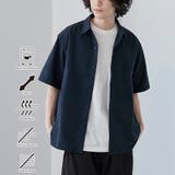 NAVY | 【C.Mt】FUNCTION MESH SHIRT | coen【men】