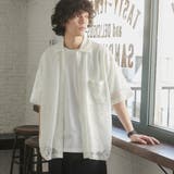 WHITE | TOWNCRAFT(タウンクラフト)別注レギュラーカラーレースシャツ | coen【men】