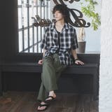 TOWNCRAFT(タウンクラフト)別注オンブレチェックショートスリーブシャツ | coen【men】 | 詳細画像4