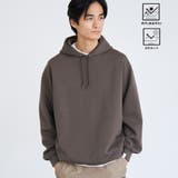 DK.GRAY | クリーンプラススウェットプルオーバーパーカー【防汚（食品汚れ）、UVカット】 | coen【men】