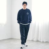 クリーンプラスロゴクルースウェット【防汚（食品汚れ）、UVカット】 | coen【men】 | 詳細画像3 