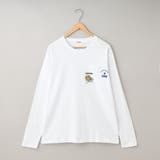 WHITE | 【WEB限定】CONVERSE (コンバース)天竺ポケットロングスリーブTシャツ | coen【men】