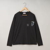 BLACK | 【WEB限定】CONVERSE (コンバース)天竺ポケットロングスリーブTシャツ | coen【men】