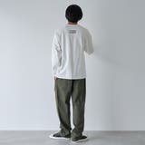 【WEB限定】アニマルプリントロングスリーブTシャツ | coen【men】 | 詳細画像3 