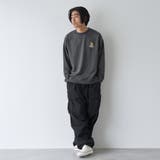 【WEB限定】OZZYブラッシュポンチクルーネックロングスリーブTシャツ | coen【men】 | 詳細画像2 