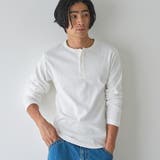【WEB限定】スパンリブヘンリーベーシックTシャツ | coen【men】 | 詳細画像1 