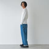 【WEB限定】スパンリブヘンリーベーシックTシャツ | coen【men】 | 詳細画像4 