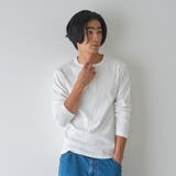 【WEB限定】スパンリブヘンリーベーシックTシャツ | coen【men】 | 詳細画像7 