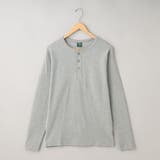 MD.GRAY | 【WEB限定】スパンリブヘンリーベーシックTシャツ | coen【men】