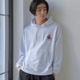 【WEB限定】モジャッシュヒゲサガラスウェットパーカー | coen【men】 | 詳細画像1 