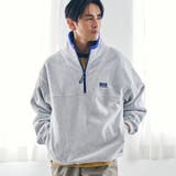 LT.GRAY | DISCUS(ディスカス)別注フリースハーフジップ | coen【men】
