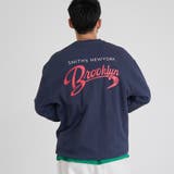 NAVY | SMITH’S（スミス）別注バックプリントスウェット | coen【men】