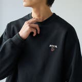 ドッグシシュウクルーネックスウェット【保温性】 | coen【men】 | 詳細画像1 