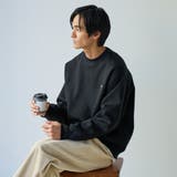 ドッグシシュウクルーネックスウェット【保温性】 | coen【men】 | 詳細画像9 