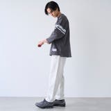 Repurヘビーコットン七分袖フットボールTシャツ【抗菌性、消臭性】 | coen【men】 | 詳細画像9 