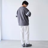 Repurヘビーコットン七分袖フットボールTシャツ【抗菌性、消臭性】 | coen【men】 | 詳細画像10 