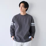 Repurヘビーコットン七分袖フットボールTシャツ【抗菌性、消臭性】 | coen【men】 | 詳細画像11 