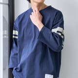 Repurヘビーコットン七分袖フットボールTシャツ【抗菌性、消臭性】 | coen【men】 | 詳細画像28 