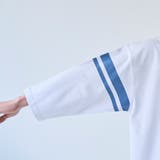 Repurヘビーコットン七分袖フットボールTシャツ【抗菌性、消臭性】 | coen【men】 | 詳細画像33 