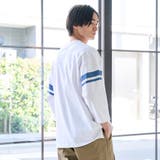 Repurヘビーコットン七分袖フットボールTシャツ【抗菌性、消臭性】 | coen【men】 | 詳細画像6 