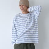 【Tough&Soft】天竺マルチボーダーロングスリーブTシャツ | coen【men】 | 詳細画像1