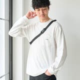 【Tough&Soft】天竺coenロゴ刺繍入り無地長袖Tシャツ | coen【men】 | 詳細画像1 