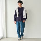 【Tough&Soft】天竺coenロゴ刺繍入り無地長袖Tシャツ | coen【men】 | 詳細画像14 