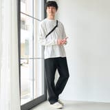 【Tough&Soft】天竺coenロゴ刺繍入り無地長袖Tシャツ | coen【men】 | 詳細画像2 