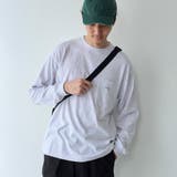 MD.GRAY | 【Tough&Soft】天竺coenロゴ刺繍入り無地長袖Tシャツ | coen【men】