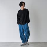 ワッフルヘンリーネック ロングスリーブ Tシャツ | coen【men】 | 詳細画像17 
