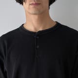 ワッフルヘンリーネック ロングスリーブ Tシャツ | coen【men】 | 詳細画像25 