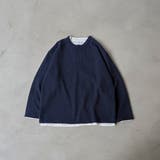 ダブルフェイスレイヤードロングスリーブTシャツ | coen【men】 | 詳細画像18 