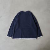 ダブルフェイスレイヤードロングスリーブTシャツ | coen【men】 | 詳細画像19 