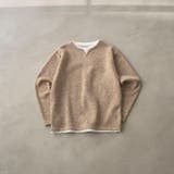 BEIGE | メランジフリースフェイクレイヤードカットソー | coen【men】